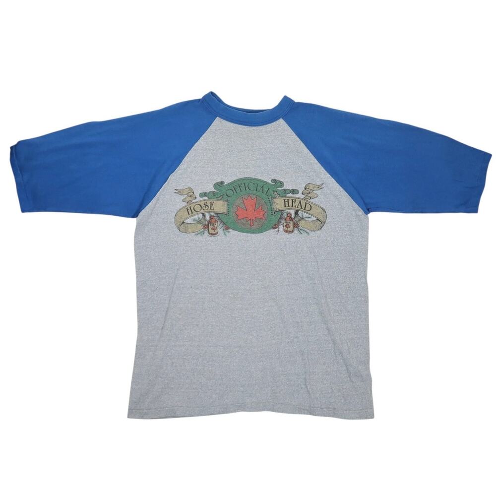 Vintage 80s Hose Head Raglan T-Shirt Sportswear Single Stitch XL